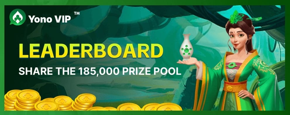 Yono Vip Game App - Leader board Share Prize Pool Amount