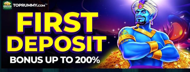 Top Rummy App - 1st Deposit Bonus